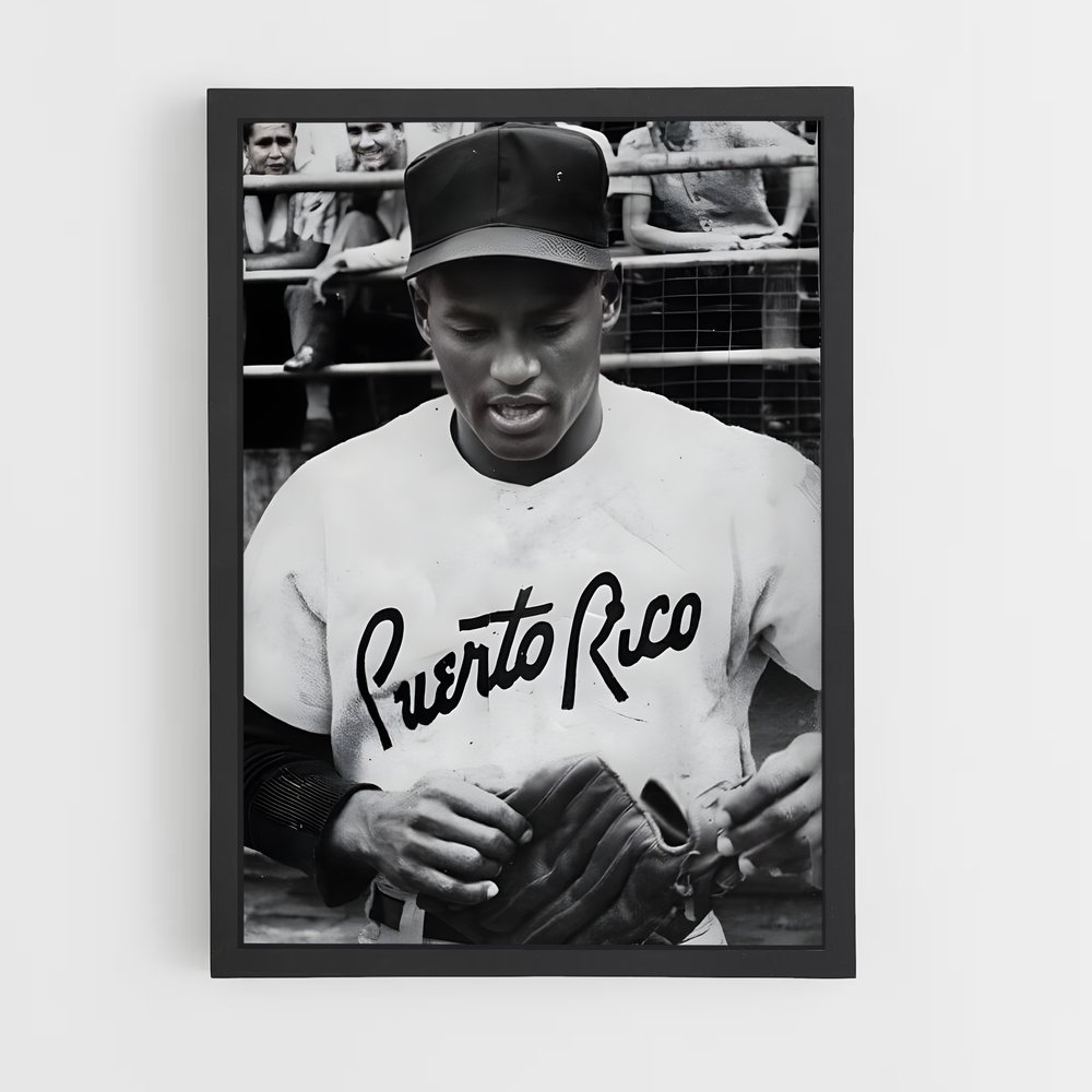 Poster Roberto de clemente – affiche Baseball (vue 2)